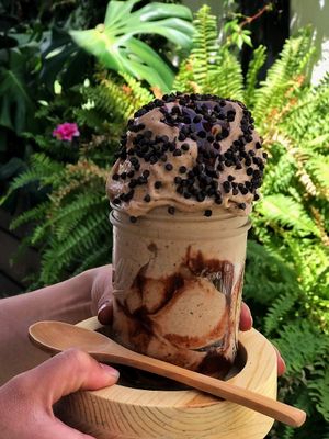 Smoothie Choco-Rocks at Plantivora in Leon