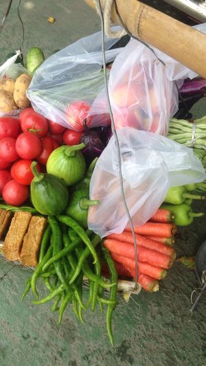 Example of vegetables and tofu. at Guanshui Road Vegetable Sellers in Guiyang