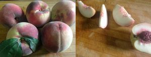 White Peaches at Guanshui Road Vegetable Sellers in Guiyang