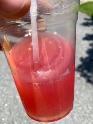 Beet Lemonade! at CoreLife Eatery in Lancaster