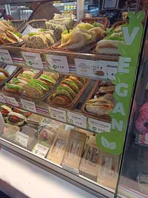 Two vegan options and many vegetarians at Quicker's in Frankfurt