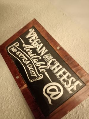 Vegan cheese available for free at The Fat Cactus - Gardens in Cape Town