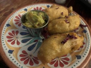 Chili poppers with guacamole  at The Fat Cactus - Gardens in Cape Town