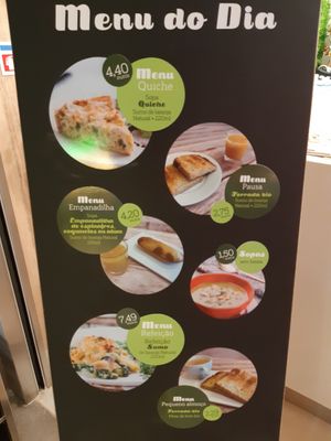 Menu at Celeiro - Saldanha in Lisbon