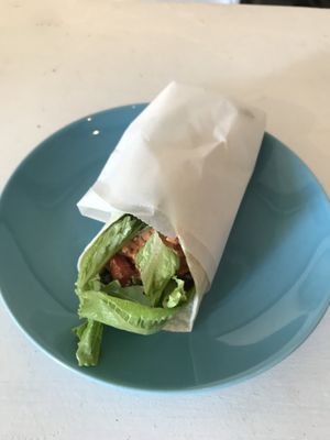 Wrap  at Galleri Stenhallen Café in Borgholm