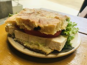 Club Sandwich at Desarrolladores de Cafe in Medellin