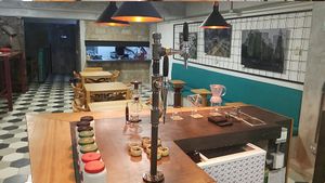 Inside at Desarrolladores de Cafe in Medellin