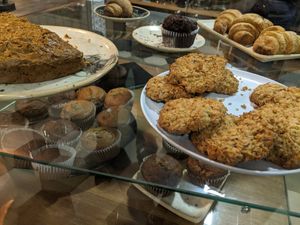 Backed goods at Desarrolladores de Cafe in Medellin