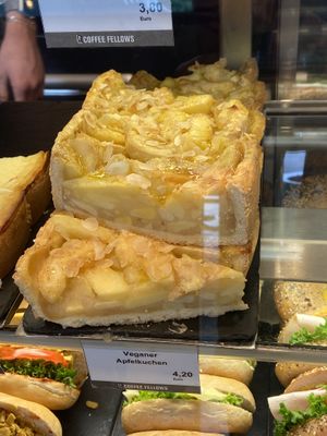 Vegan apple pie  at Coffee Fellows - Checkpoint Charlie in Berlin