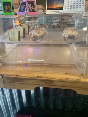 This is their Vegan/GF dessert section at Ostara's Coffee House in West Cape May