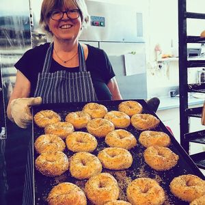 Organic bagels at Bross Bagels - Leith in Edinburgh