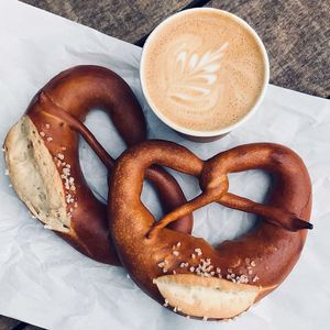 Pretzel at Bross Bagels - Leith in Edinburgh