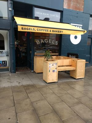 Aye at Bross Bagels - Leith in Edinburgh