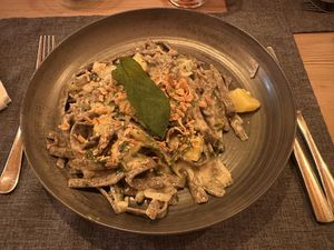 Vegan pizzocherii  at Hotel Solaria in Bivio