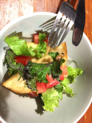 empanadas (solo 2), pero ricos at Capra in San Jose