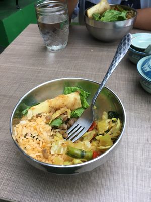 I actually couldn’t wait for the picture and just started eating. Lol. The food was amazing!!!  at Capra in San Jose