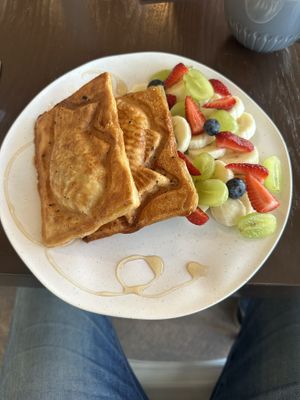 Bourgeoise with crispy vegan batterr  at Cafe Taiyaki 52 in Halifax