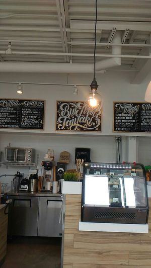 Menu and counter at Cafe Taiyaki 52 in Halifax