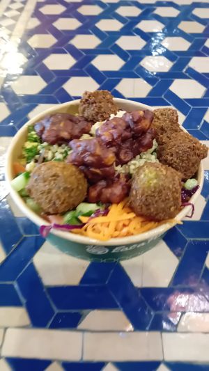 Regular falafel bowl at Eat a Pitta - Clifton Triangle in Bristol