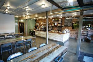 Inside Paquebot  at Paquebot in Montreal