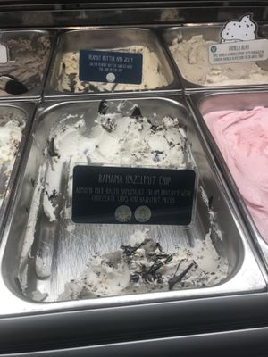 Banana hazelnut chip at Paradis in Sherman Oaks