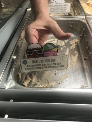 Double almond chip (yummy! All gone!) at Paradis in Sherman Oaks