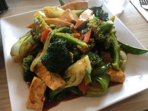 Spicy family tofu at Simply Ramen in Albany