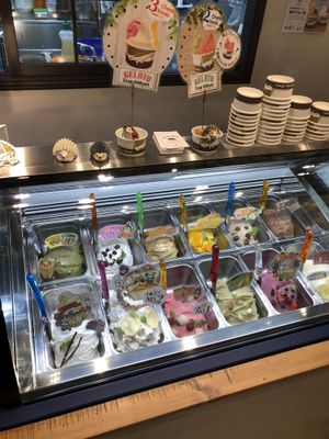 Gelato  at Riccio d'Oro in Kobe