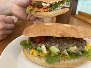   at Marugoto Vegan Dining Asakusa in Tokyo