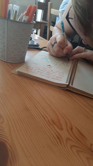 Guest Book at Marugoto Vegan Dining Asakusa in Tokyo
