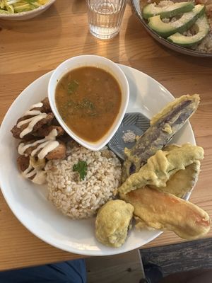   at Marugoto Vegan Dining Asakusa in Tokyo