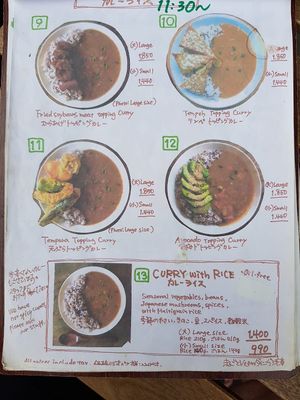 As per photo at Marugoto Vegan Dining Asakusa in Tokyo