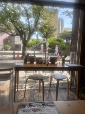 This is the Aspect from the café.  at Marugoto Vegan Dining Asakusa in Tokyo