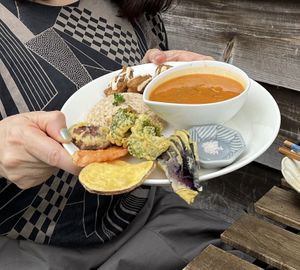   at Marugoto Vegan Dining Asakusa in Tokyo