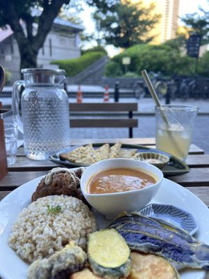   at Marugoto Vegan Dining Asakusa in Tokyo