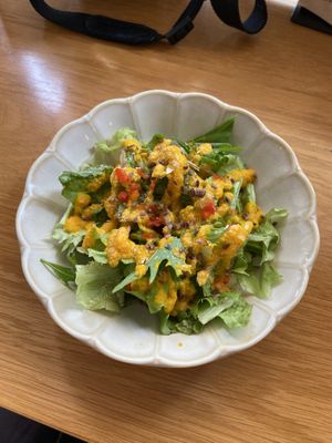 Salad  at Marugoto Vegan Dining Asakusa in Tokyo