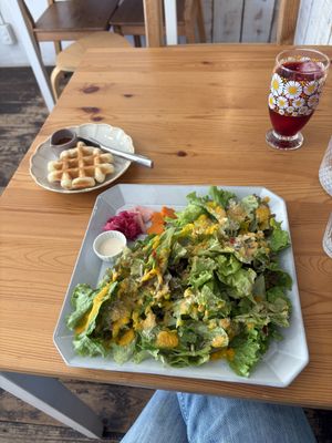   at Marugoto Vegan Dining Asakusa in Tokyo