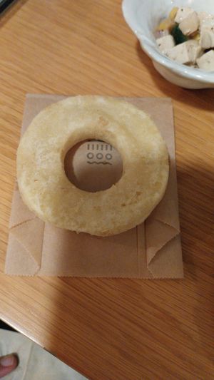 Sweet potato donuts at Marugoto Vegan Dining Asakusa in Tokyo