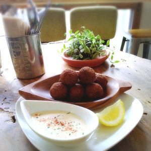 Falafel at Marugoto Vegan Dining Asakusa in Tokyo