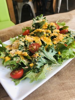 today's salad at Marugoto Vegan Dining Asakusa in Tokyo