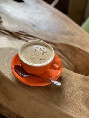 Chai Tea Latte at Marugoto Vegan Dining Asakusa in Tokyo