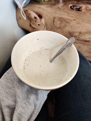 Chai - spicy hahahah not really that good in my opinion at Marugoto Vegan Dining Asakusa in Tokyo