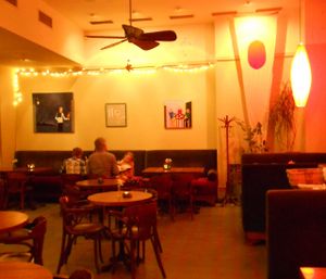 room restaurant inside at Cafe Botanika in St Petersburg