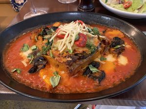 lasagna  at Rococo in St Kilda