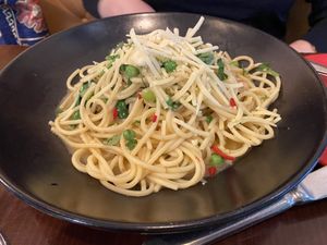 Spaghetti Broccolini  at Rococo in St Kilda