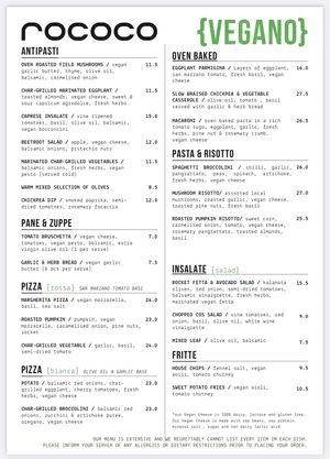   at Rococo in St Kilda