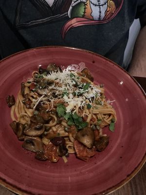 Tagliatelle Sofia - really yum   at Rococo in St Kilda