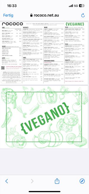   at Rococo in St Kilda