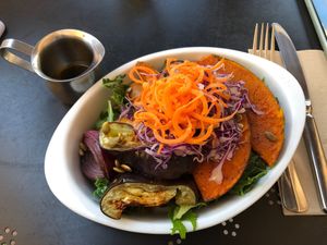 Grilled vege bowl at Seoulmate in North Willoughby