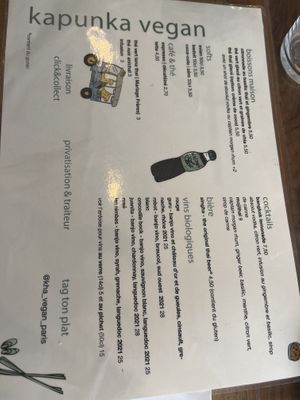   at Kapunka Vegan in Paris